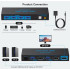 KVM-перемикач 8K60Hz   Displayport USB 3.0 KVM-перемикачі 4K120Hz DP1.4 KVM-перемикач із 4 