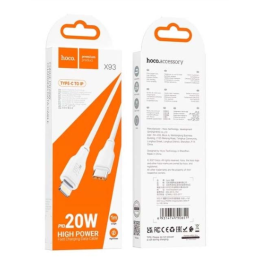 Кабель Hoco X93 Force PD20W 1М Cable Type-C - Lightning Кабель Hoco X93 Force PD20W 1М Cable Type-C - Lightning