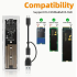 Корпус кейс USB Type C 10Gbps PCI-E M2 SSD 