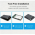 Корпус для жорсткого диска 6,35 см Tepy C/USB C 3.1 Gen 2 до SATA III 