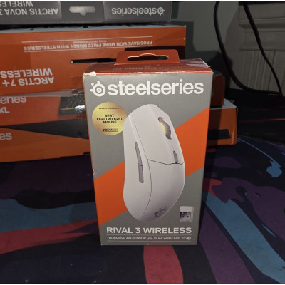 Бездротова ігрова миша SteelSeries Rival 3 Gen 2 Wireless White (62524)