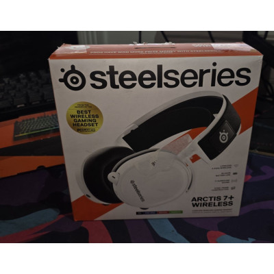 Ігрова гарнітура SteelSeries Arctis 7+ Wireless MultiPlatform/PS White (61461)