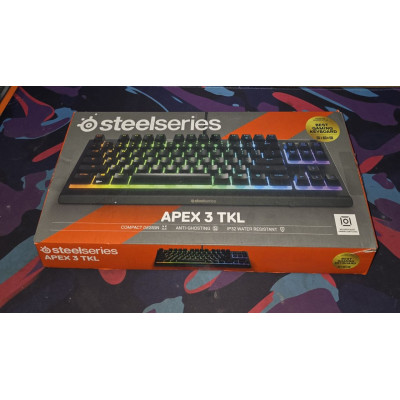 Клавіатура SteelSeries Apex 3 TKL USB Black (64831)