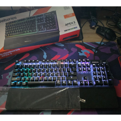 Клавіатура дротова механічна SteelSeries Apex 5 USB (64532)